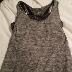 Tank with sports bra